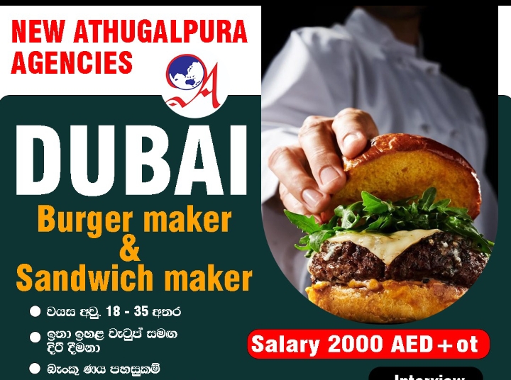 ඩුබායි 🇦🇪 Burgers & Sandwich Maker 